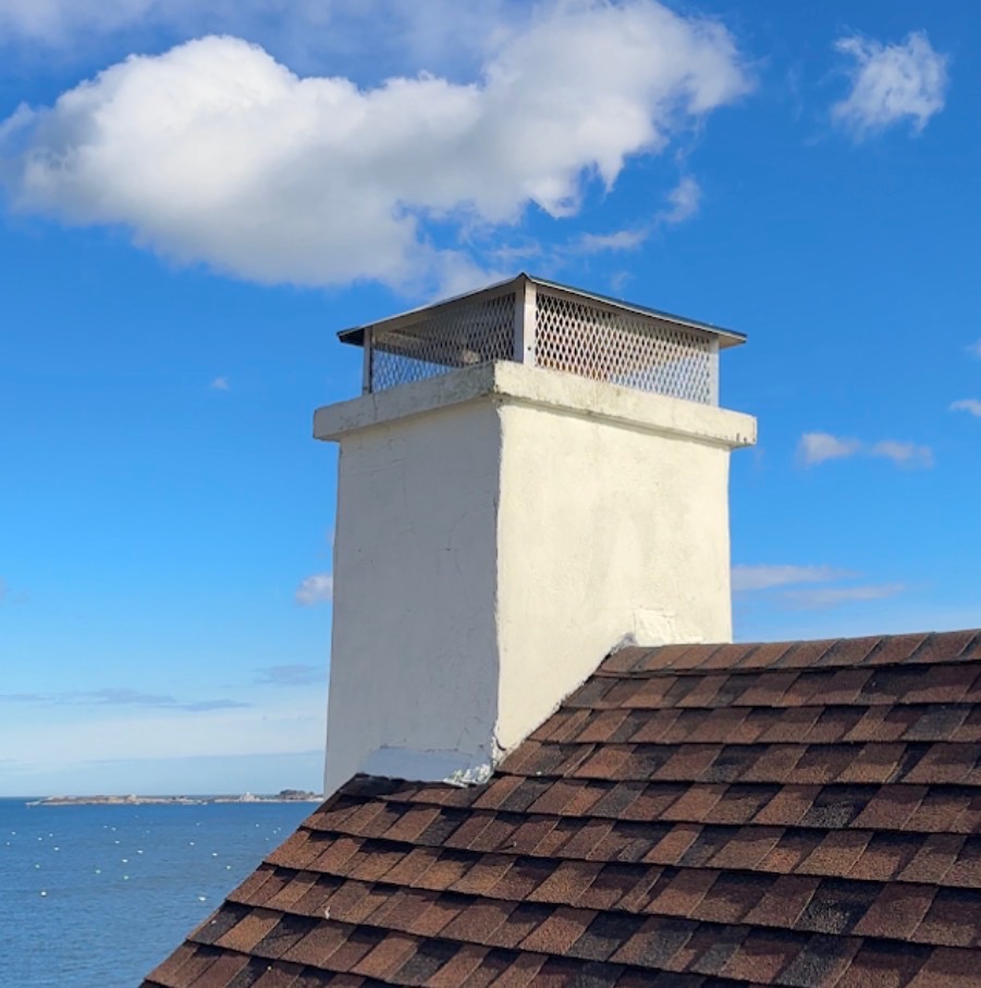 Chimney cap installation